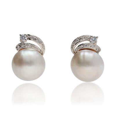 Pendientes "Dalig" oro 1ª ley 18K con perlas cultivadas