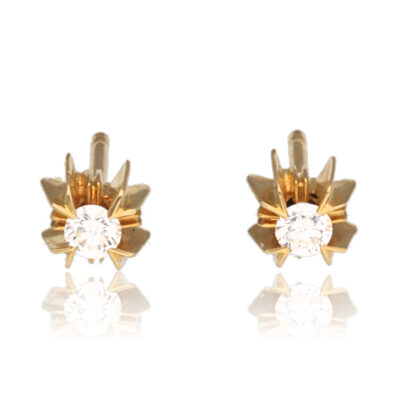 Pendientes "Annacara" oro 1ª ley 18K con diamantes