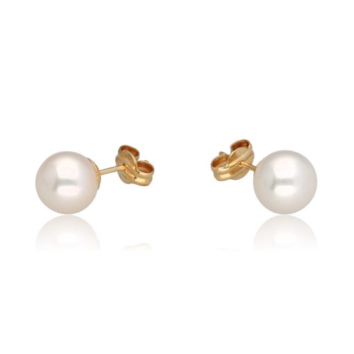 Pendientes "Tasekor" oro 1ª ley 18K con perlas cultivadas
