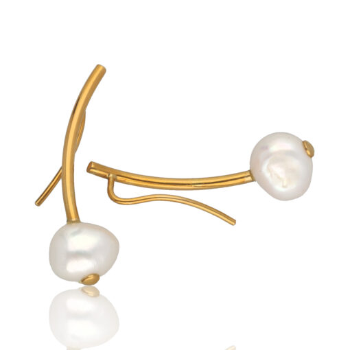 Pendientes "Picara" oro 1ª ley 18K con perlas cultivadas