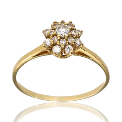 Anillo "Uandira" oro 1ª ley 18K