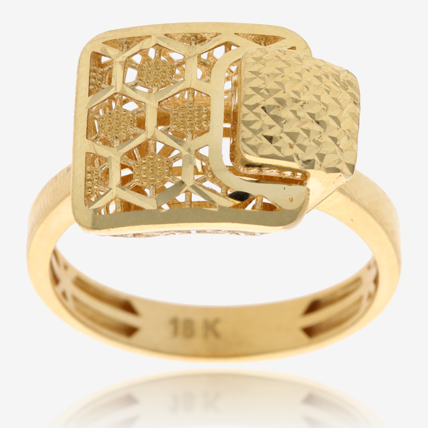 Anillo Holin oro 1ª ley 18K
