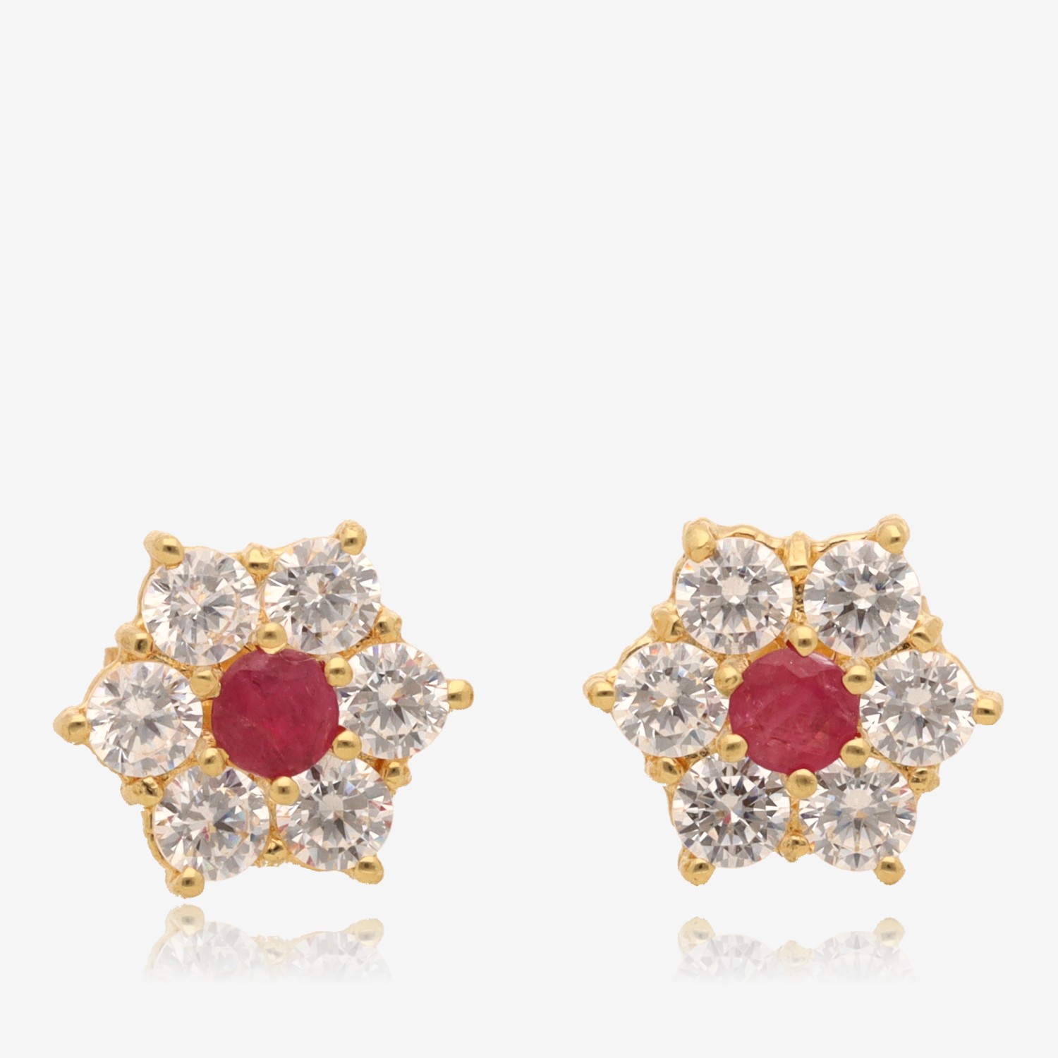 Pendientes Sayo oro 1ª ley 18K